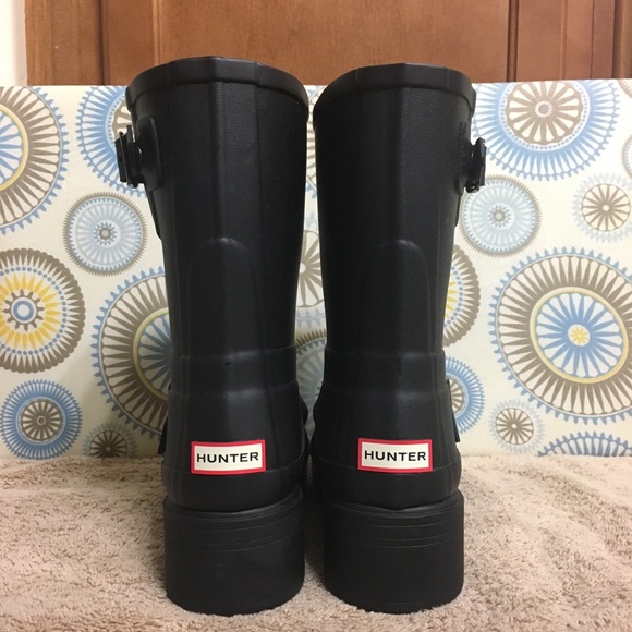 Hunter Original Biker Waterproof Short Rain Boots - Picture 4 of 8